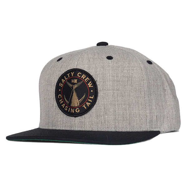 Salty Crew Tailgate Oatmeal/Black 6 Panel Front