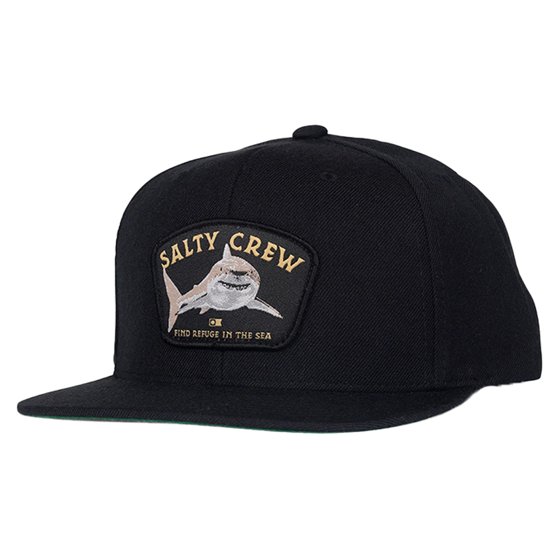 Salty Crew Lurking 6 Panel Hat Black Front