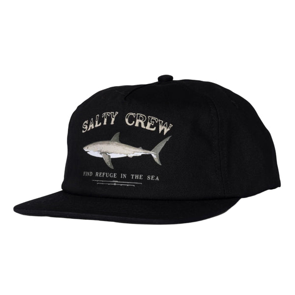 Salty Crew Seawater Snapback - Black (Front)