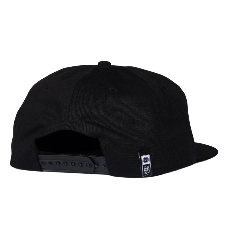 Salty Crew Seawater Snapback - Black (back)
