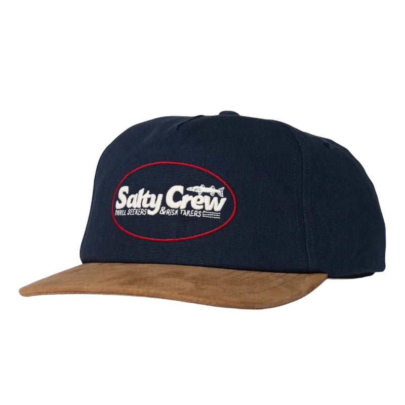 Salty Crew Fast Track Strapback - Navy (Front)