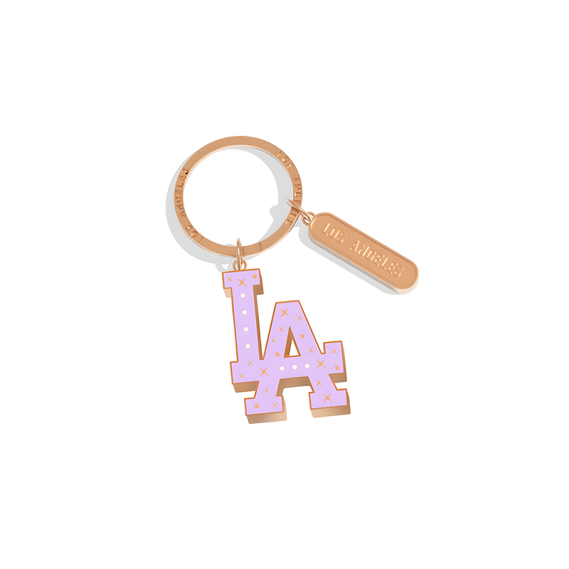 Kitchen Chic LA Big Keychain Purple