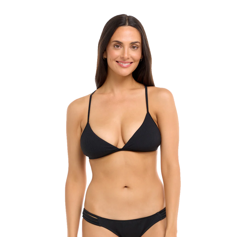 Body Glove Ibiza Evelyn Fixed Triangle Bikini Top - Black