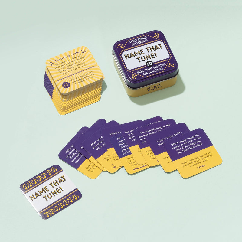 After Dinner Amusements: Name That Tune Box and COntents