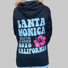 Santa Monica Black Rose Sweater