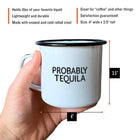 Swag Brewery Probably Tequila Enamel Mug Size details