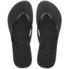 Black Havaianas Slim Flip Flops 