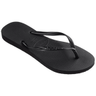 Black Havaianas Slim Flip Flops Right 