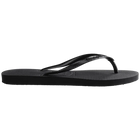 Black Havaianas Slim Flip Flops Right Side View