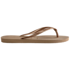 Havaianas Slim Flip Flops - Rose Gold (Side)