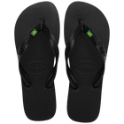 Black Havaianas Brazil Flip Flops