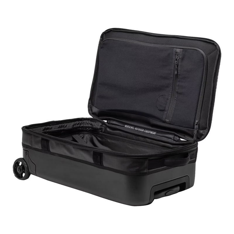 Herschel All Season Hybrid Roller Bag Carry On - Black Open