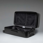 Open 95L black luggage