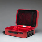 Open 42L red luggage