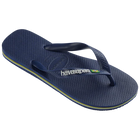 Havaianas Brazil Logo Flip Flops Navy