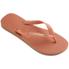 Havaianas Women's Brazil Logo Flip Flops - Pink Clay 