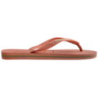 Havaianas Women's Brazil Logo Flip Flops - Pink Clay Side View