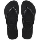 Havaianas Slim Flatform Flip Flops - Black (Left & Right)