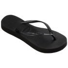 Havaianas Slim Flatform Flip Flops - Black (Front)