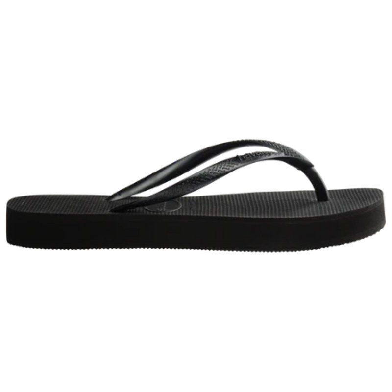 Havaianas Slim Flatform Flip Flops - Black (Side)