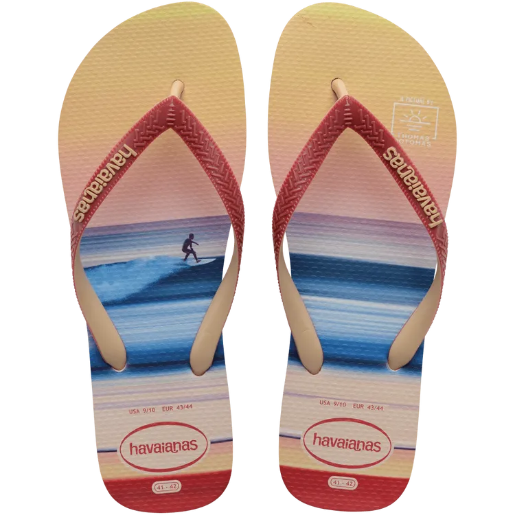 Beige Havaianas Top Surf Sessions Flip Flops