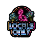 Sticker Pack Santa Monica California Retro Future - Locals Only Flamingo