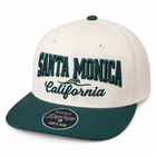 Santa Monica Popped Wave Brushed Cotton 5 Panel Semi-Curve - DSTODFOR