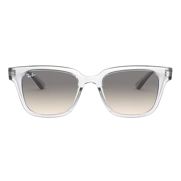 Ray-Ban RB4323 Wayfarer Inspired Polished Transparent + Gradient Grey