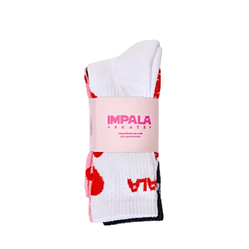 Impala Socks 3pk - Falling Hearts