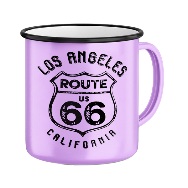 Kitchen Chic LA Retro Mug Route 66 Big Purple