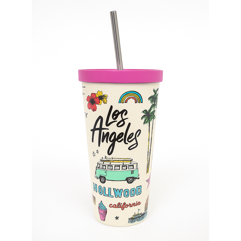 Kitchen Chic LA Tumbler with Lid BD 17oz