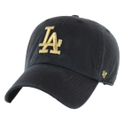 LA Dodgers Black with Gold Logo 47 Clean Up Front