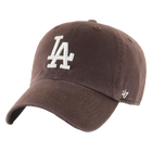 LA Dodgers Brown 47 Clean Up No Loop Label Front