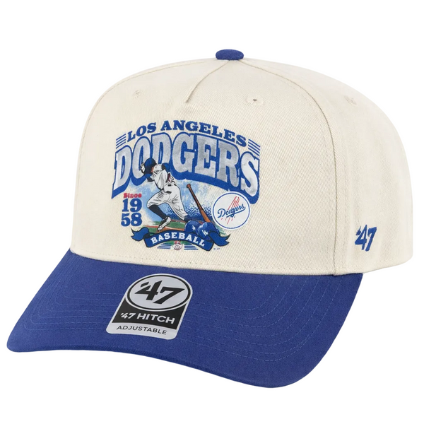 47 Brand - LA Dodgers Natural Screen Graphic TT '47 Hitch – Sand