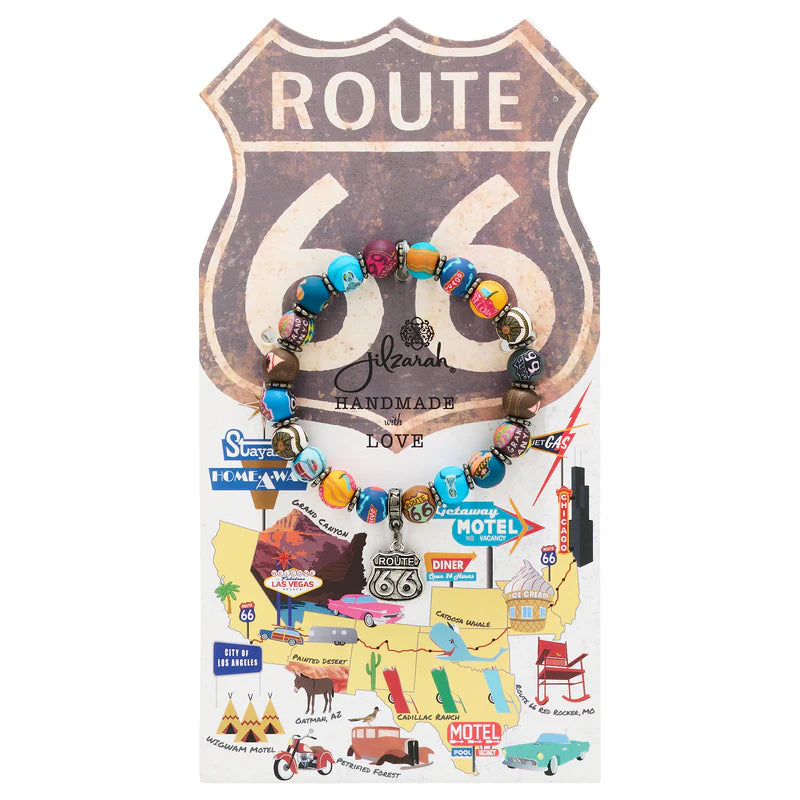 Route 66 Bracelet Front