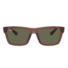 Ray-Ban Warren Bio-Based Polished Transparent Brown + Classic Dark Green