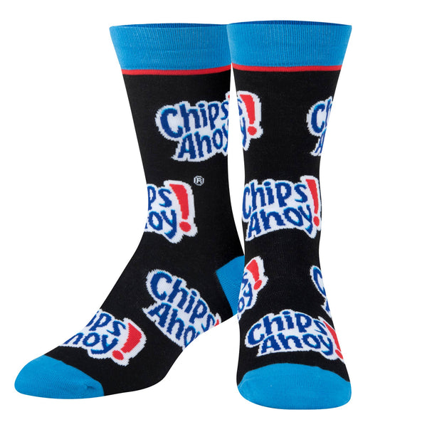 Crazy Socks - Mens Crew - Chips Ahoy