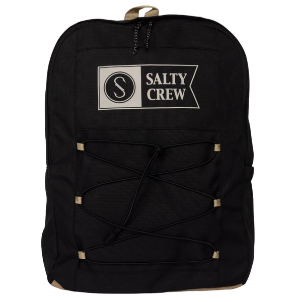 Salty Crew Alpha Backpack - Black (Front)