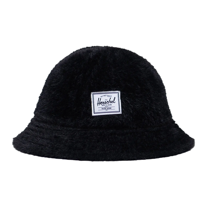 Herschel Henderson Bucket Hat Faux Mohair - Black