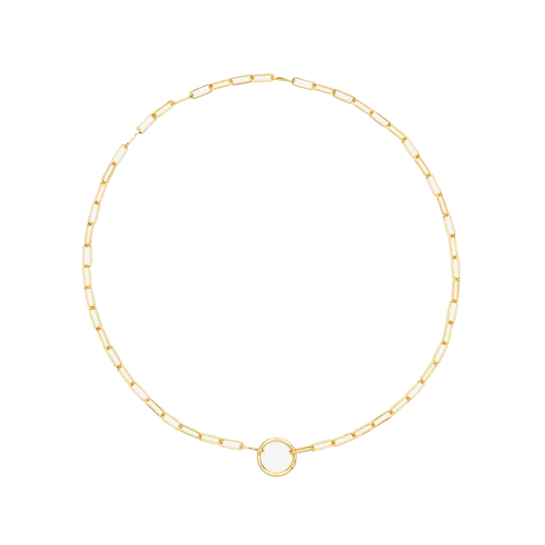Pura Vida Harper Round Charm Chain Choker