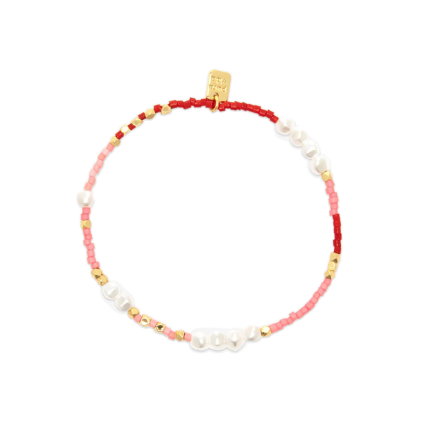 Pura Vida Heart Eyes Stretch Bracelet