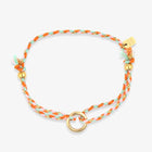 Pura Vida Friendship Ring Bracelet Creamsicle