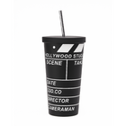 Kitchen Chic LA Tumbler with Lid Hollywood Clap 17oz