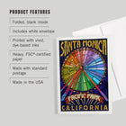 Santa Monica California Ferris Wheel Notecard