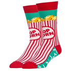 Box O' Popcorn | Men's Cotton Crew Funny Socks