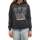 Los Angles California Pacific Paradise Hoodie - Charcoal (Front)