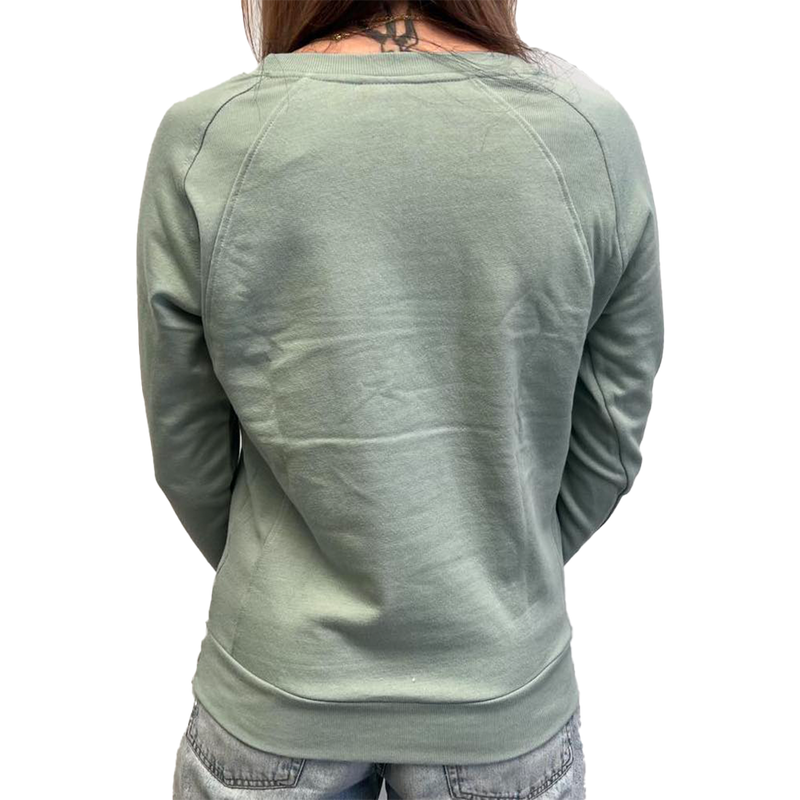 Los Angles California Ladies' Core Fleece - Greenstone (back)