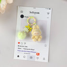 Labubu Cute Keychain : Yellow