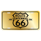 66 Cent. Gold - License Plate