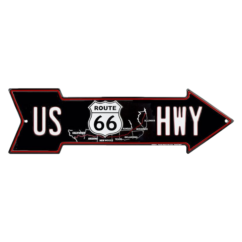 66 Map US Hwy - Arrow Signs